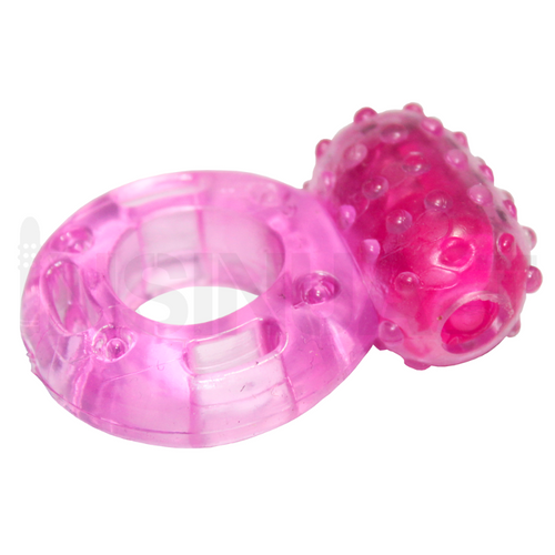 Anillo Vibrador Texturizado con Estimulador