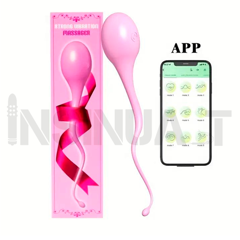 Huevo Vibrador Recargable Tipo Esperma con Control por App