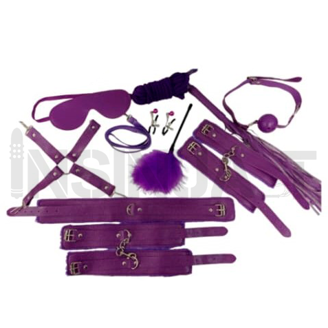 Kit Sado de Juego Erótico con Accesorios de Sujeción